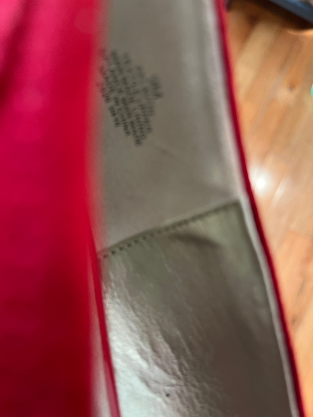 Anne Klein Red Suede Loafers size 9 - Picture 7 of 9